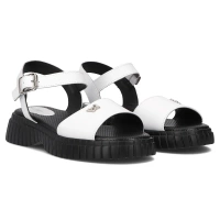 Leather sandals Filippo DS6811/25 WH white