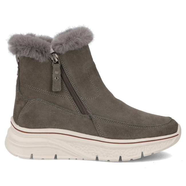 Leather ankle boots Filippo DBT7291/25 GR grey