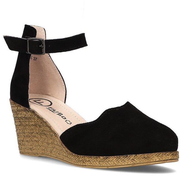 Leather sandals Filippo DS1394/21 BK Black