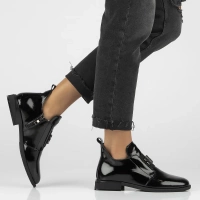 Skórzane botki Filippo DBT4763/25 BK czarne