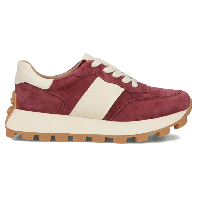 Leather sneakers Filippo DP6498/25 BE beige