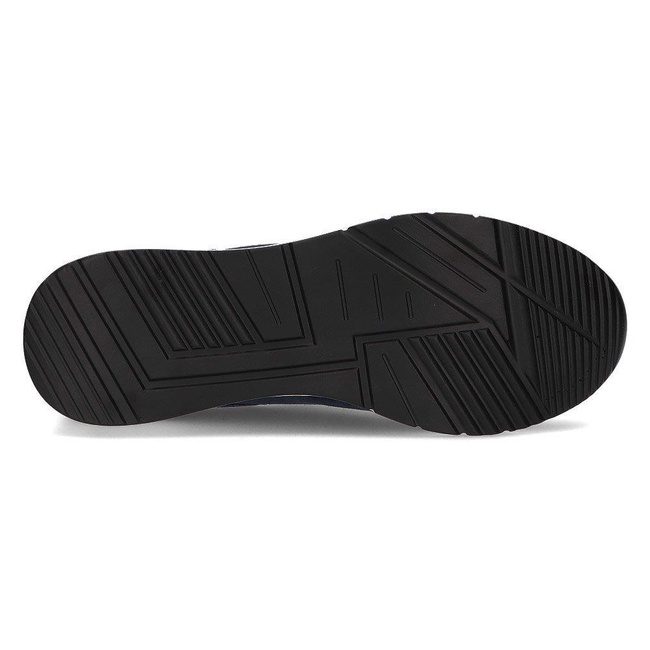 Skórzane Sneakersy Filippo DP2053/21 NV granatowe