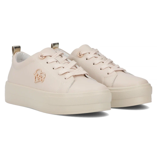 Leather shoes Filippo DP3533/25 BE H beige