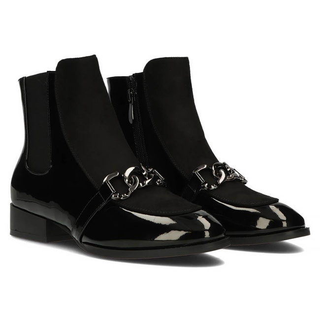 Botki  Filippo DBT3993/22 BK czarne