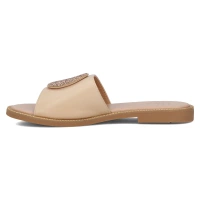 Klapki Filippo DK6217/25 BE beżowe