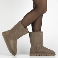 Leather snow boots Filippo DBT7333/25 TP beige