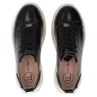 Skórzane sneakersy Filippo  DP6795/25 BK czarne