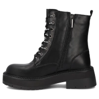 Skórzane botki Filippo DBT7255/25 BK czarne