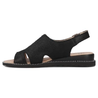 Leather sandals Filippo DS4470/25 BK black