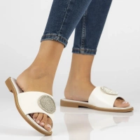 Klapki Filippo DK6217/25 WH białe