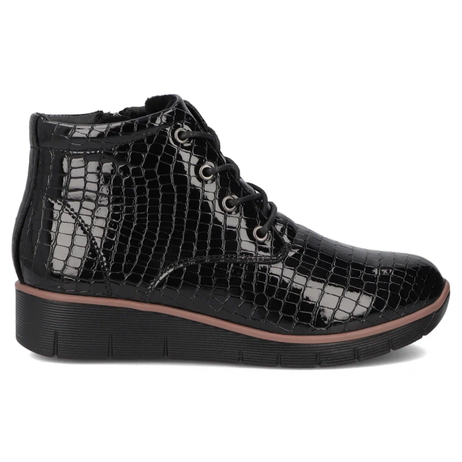 Skórzane botki Filippo DBT3169/25 BK czarne