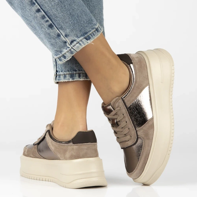 Leather shoes Filippo DP7124/25 TP Beige
