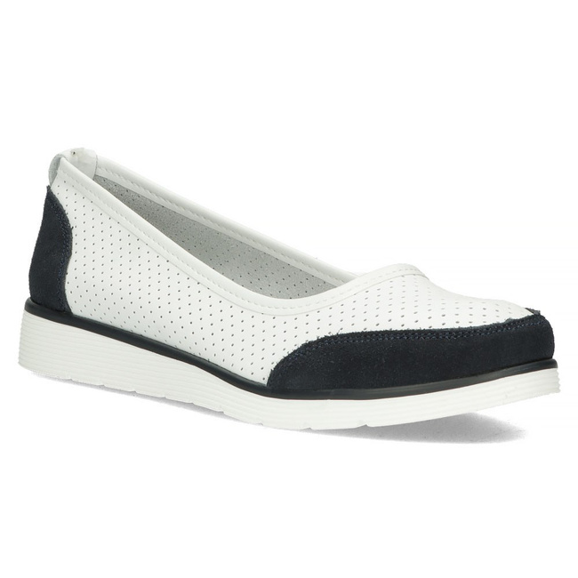 Leather shoes Filippo DP4524/23 WH NV white