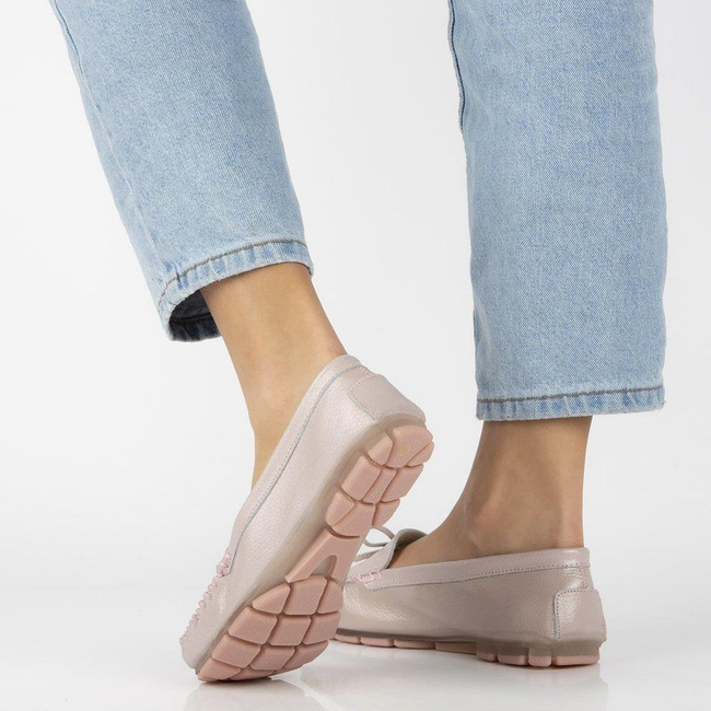 Mokasyny Filippo DP004/19 PI pink