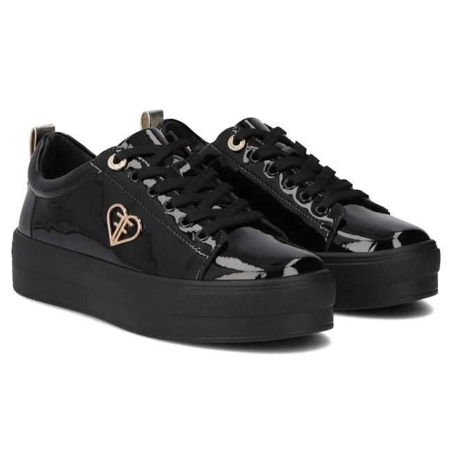 Leather shoes Filippo DP3533/25 BK L H black