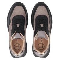 Leather sneakers Filippo DP7405/25 TP BK taupe