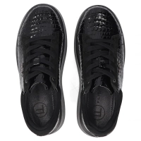 Leather sneakers Filippo DP7412/25 BK CR black
