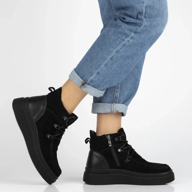 Leather ankle boots Filippo DBT7291/25 GR grey