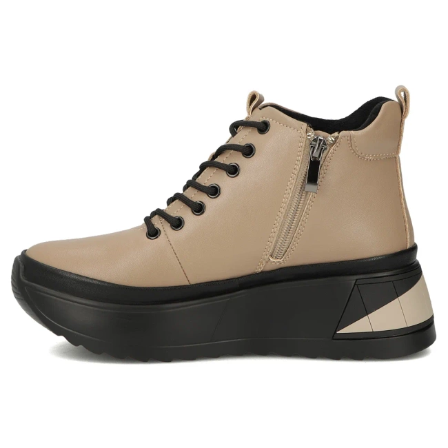 Leather ankle boots DBT4214/25 TP taupe