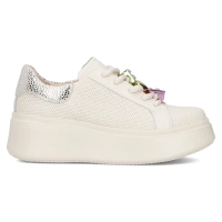 Skórzane sneakersy Filippo DP6793/25 BE beżowe