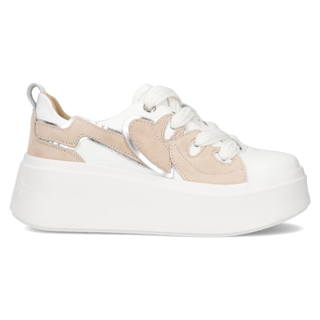 Leather Sneakers Filippo DP6684/25 WH white