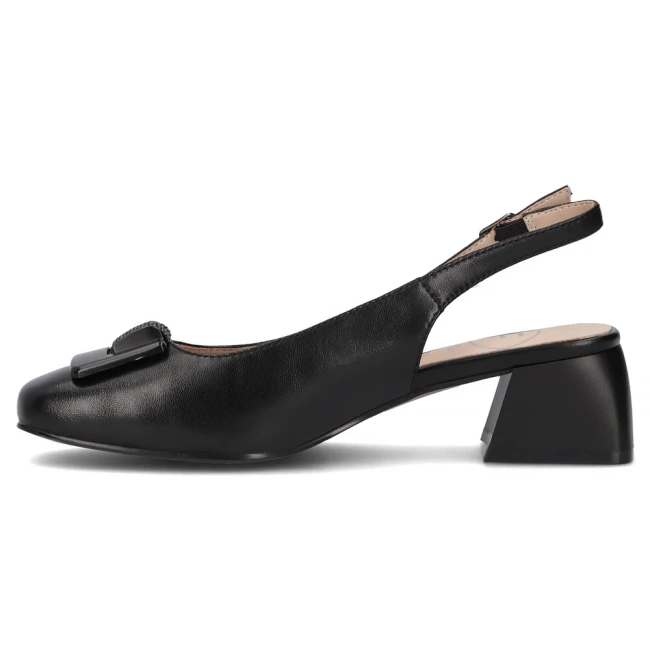 Leather pumps Filippo DP6945/25 BK black