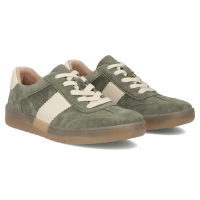 Skórzane sneakersy Filippo DP6770/25 KH zielone