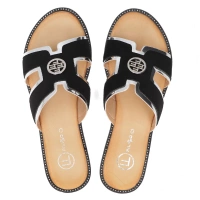 Klapki Filippo DK6921/25 BK czarne