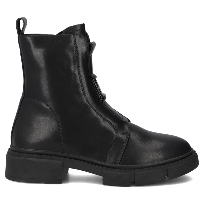 Leather ankle boots Filippo  DBT6524/25 BK black