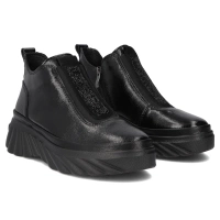 Leather ankle boots Filippo DBT7426/25 BK black