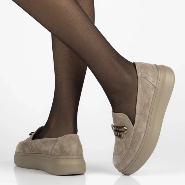 Leather shoes Filippo DP7216/25 BE beige