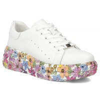 Leather sneakers Filippo DP7507/26 WH MLT white