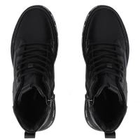 Leather ankle boots Filippo DBT7120/25 BK black