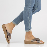 Klapki Filippo DK3611/22 GN gunmetal