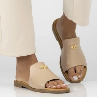 Klapki Filippo DK6975/25 BE beżowy