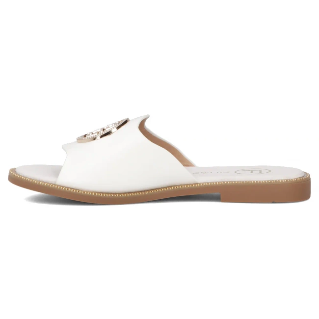 Klapki Filippo DK6908/25 WH białe