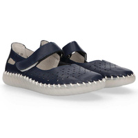 Leather shoes Filippo DP1262/20 NV navy blue