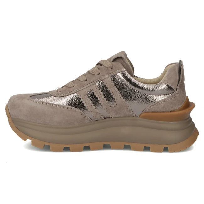 Leather shoes Filippo DP7408/25 TP Taupe