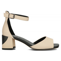 Leather sandals Filippo DS4423/23 BE beige