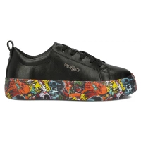 Leather shoes Filippo DP6048/24 BK MLT multicolor