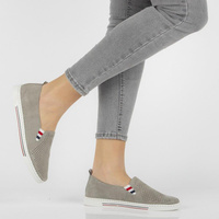 Leather shoes FILIPPO DP1272/21 GR gray