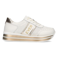 Leather Sneakers Filippo DP1414/21 WH GO white gold