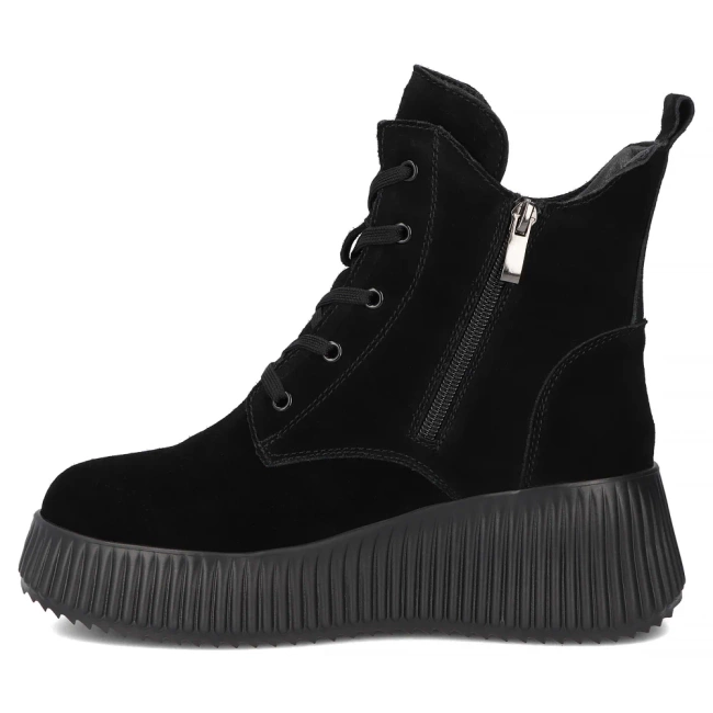 Leather ankle boots Filippo DBT7288/25 BK black