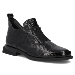 Skórzane botki Filippo DBT6425/25 BK czarne