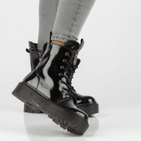 Leather boots Filippo GL503/21 BK black