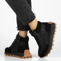 Leather ankle boots Filippo DBT7158/25 BK black