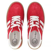 Leather sneakers Filippo DP6764/25 RD red