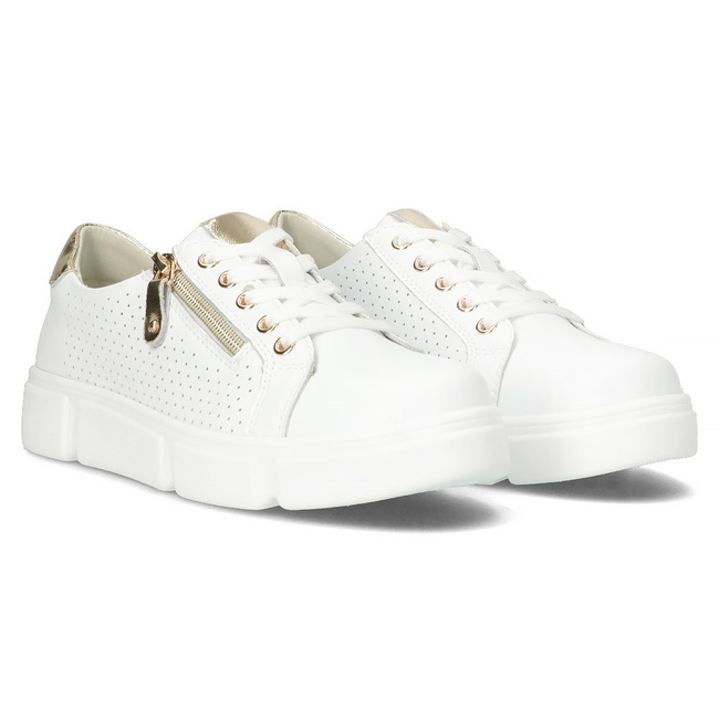 Leather shoes Filippo DP4528/23 WH white