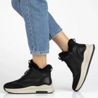 Leather ankle boots Filippo DBT7177/25 BK black