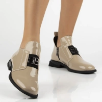 Leather ankle boots Filippo DBT4763/25 BE beige